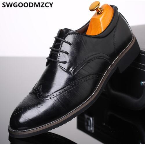 SWGOODMZCY Brogues For Men