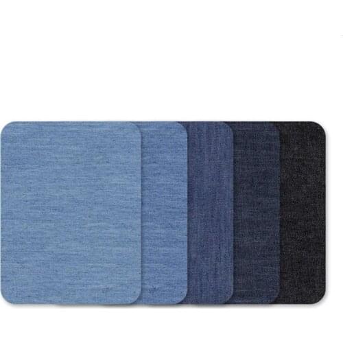Denim repair cloth, 10 pieces, denim repair cloth, DIY pants repair kit, knee applique, jeans, self-adhesive, hole repair cloth