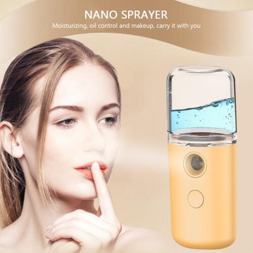30ml Mini Nano Facial Sprayer Face Steamer USB Nebulizer Humidifier Beauty Hydrating Skin Care Tools Home Liquid Air Fresheners