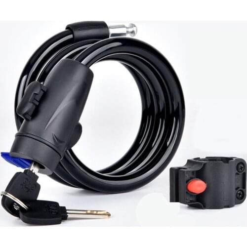 Lightweight Anti-Theft Intelligent Protection Bicycle Steel Chain Lock Bicycle Safety Lock Bicycle Accessories Candado Bicicleta