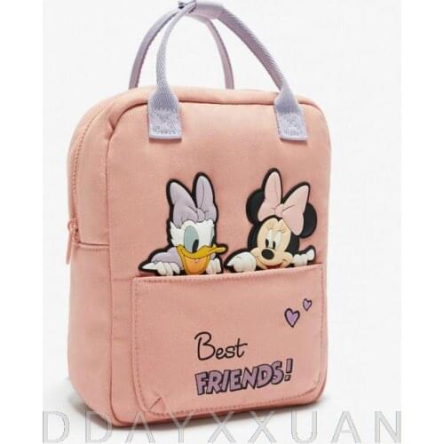 2021 Fashion Disney Childrens Bag Mickey Mouse Childrens Bacpack Spring Autumn Mickey Minnie Mouse Pattern Backpac