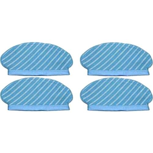 4Pcs Mop Cloth Pads Cleaning Cloths Set for Ecovacs Deebot Ozmo 920 950 Vacuum Cleaner Parts