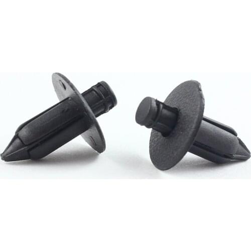 7mm Hole Auto Plastic Push-Type Retainer Rivet for Mitsubishi Car Door Cards Panels Trim Fasteners Clips