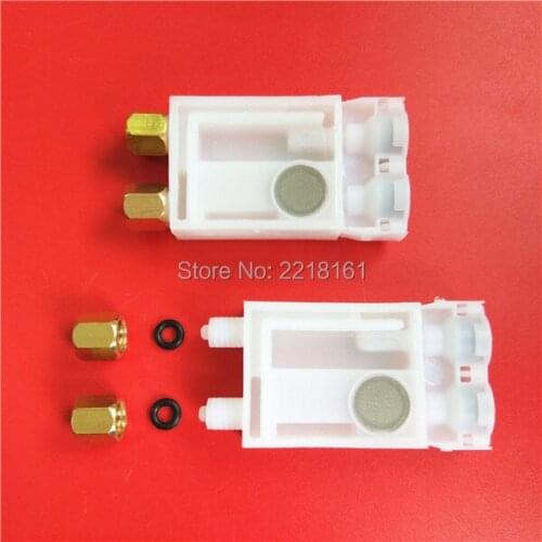 8sets wholesale eco solvent printer Titan-jet Wit-color Xuli DX7 ink damper for Epson DX7 printhead dumper with connector 3X2MM