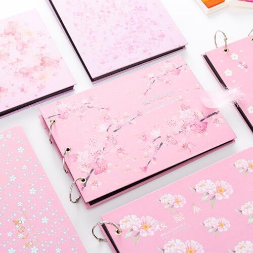 Pink Cherry Bronzing Series DIY Album 10 Inch Family Album Commemorative Couple Birthday Gift