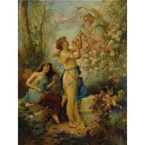 5D DIY Diamond Painting Angel Girl Full Square Round 3D Embroidery Pictures Paste Rhinestones Cross Stitch Kit Arts Decor DF587