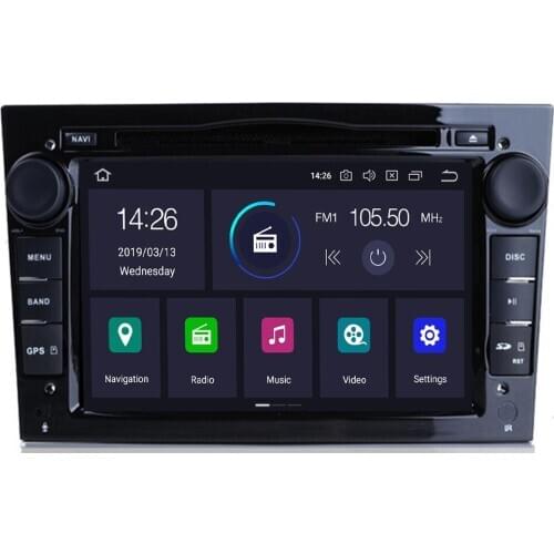 Android 10 4 +32G 8 core IPS screen DSP 2 DIN Car GPS For opel Vauxhall Astra H G J Vectra Antara Zafira Corsa DVD PLAYER