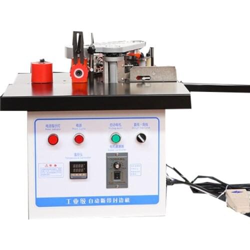 Automatic Wooden Cutting Bucklers 220V / 1200W Portable Small Double-Sided Coated Home Installed