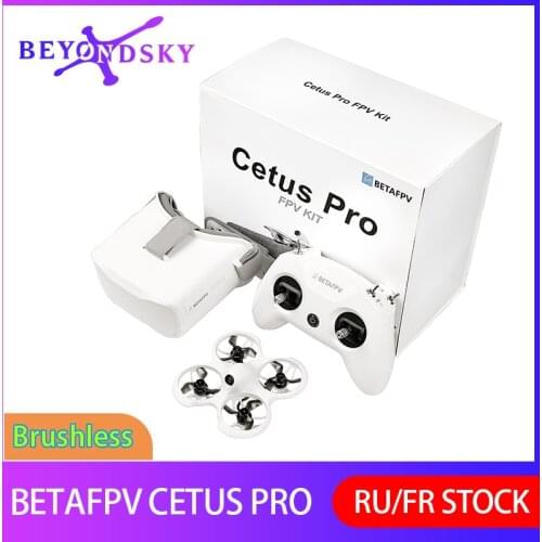 BETAFPV Cetus Pro FPV Kit Indoor Racing Drone Brushless RTF Frsky D8 LiteRadio 2 SE 5.8G 14DBI VR02 FPV Goggles VTX 25mW 2021