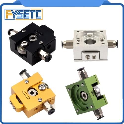 1Set DIY Bulldog All-metal Extruder Black/Green/Gold/Siliver For 1.75mm Compatible J-head MK8 Extruder Remote Proximity