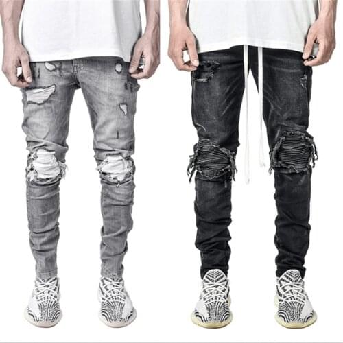 DPDEHAO Ripped Jeans For Men