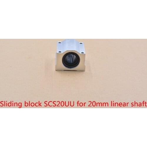 LINK CNC SC20UU SCS20UU SCV20UU SCS20UUAJ 20mm Linear Ball Bearing Block Router with LM20UU Bush Pillow Unit