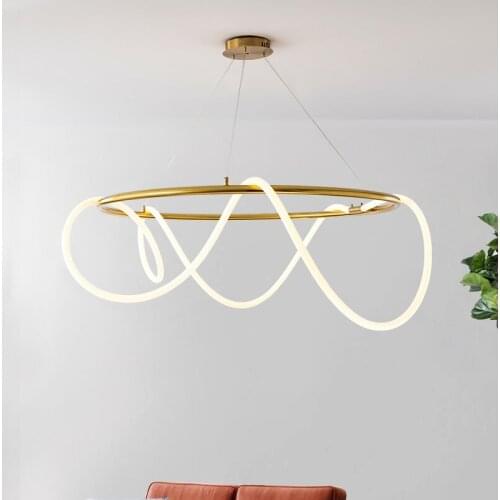 Creative art chandelier post-modern minimalist dining room bedroom study model room villa chandelier