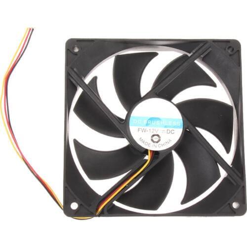 120x25mm 120mm Fan 12V DC Brushless PC Computer Case Cooler 3Pin Connector Cooling Fan For CPU Radiating For Desktop PC