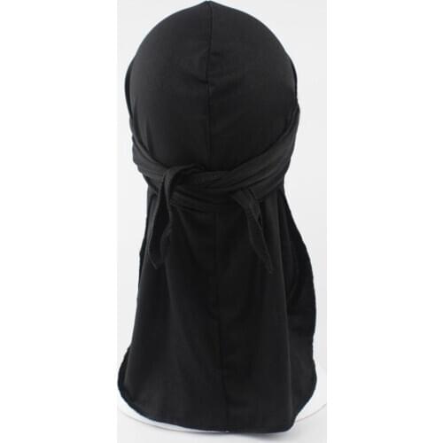 Huation Durag Bandanna Sports Scarf Head Rap Tie Down Men Biker Kings Caps Cap Band Durag & Fashion Hats Spandex B3Y3