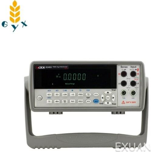 Desktop Digital Multimeter 4-1/2 Bit VFD Display Autoranging Digital Multimeter Bench Top Multimeter 110V-220V 20Hz~1KHz