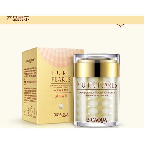BIOAQUA Whitening Moisturizing Brighten Pearl Cream Skin Care Anti Wrinkle Anti Aging Day Creams Firming lift Freckle Removal