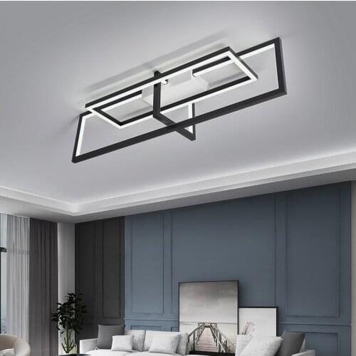 Surface Mounted Modern Led Ceiling Lights lamparas de techo Rectangle acrylic led Ceiling light nordic Ceiling lamps fixtures