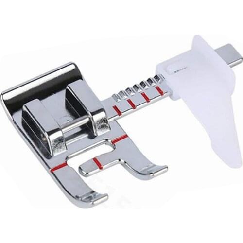 Adjustable Guide Sewing Machine Accessories Presser Feet Foot for JUKI Janome Low Shank Singer Brother Presser Foot Sewing Ruler