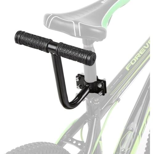Bicycle Rear Seat Handle Grip Kids’ Safety Handle Grip Bikes Child Back Seat Armrest Bicycle Accessory