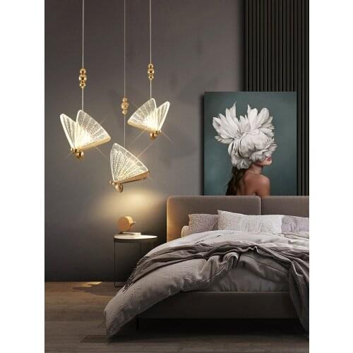 Butterfly 2021New Led Chandelier for the Living Room Bedroom Modern Home Lighting Dining Kitchen Fixtures Suspended Ceiling Lamp