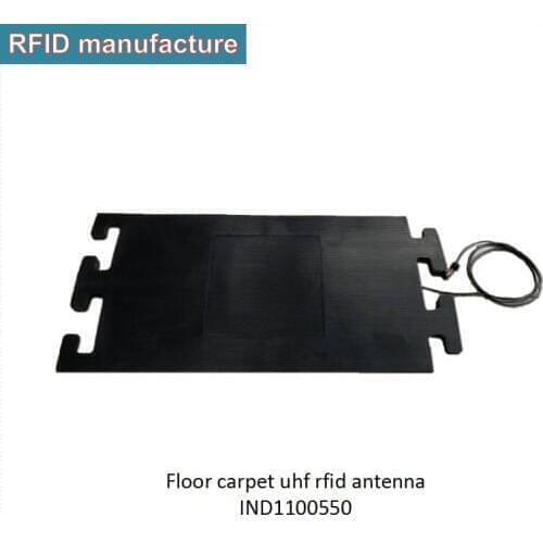 UHF rfid chip timing system linear 1200*500*20mm 10dbi high gain floor carpet uhf rfid antenna for 4 ports uhf rfid tag reader