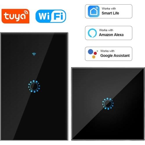 Tuya Smart Wifi Switch 1/2/3 Gang Wireless Remote Light Wall interruptor Wifi Smart Life APP Control Work with Alexa Google Home