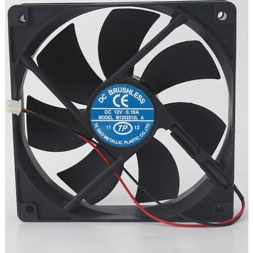 Space Fan M1202512L Server Cooling Fan DC 12V 0.16A 120x120x25mm 2-wire