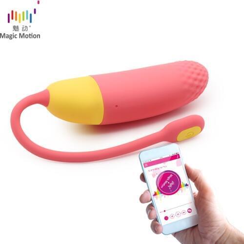 Magic Motion Bluetooth Clitoris Vibrator Vagina Stimulator Vibrating Eggs Smart APP Control Magic Vini Massage Sex toy for Woman