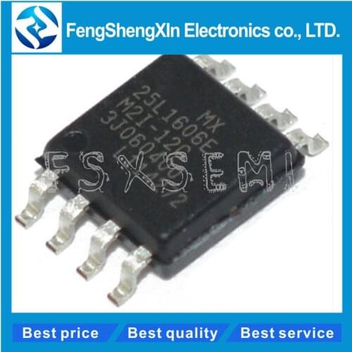 10pcs/lot MX25L1606EM2I-12G MX25L1606E MX25L1606 SOP-8 CMOS SERIAL FLASH IC