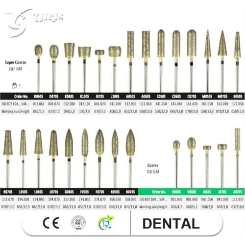 10 Pieces Sintered Diamond Bur Dental Lab Tool Sets Jewelry Alloy