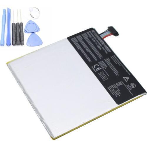 1x 3950mAh Replacement Tablets Battery For Asus MEMO PAD HD 7 ME173X HD7 ME173 K00B C11P1304 Battery Batteries Bateria + Tool