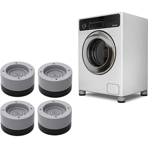 4PCS/Set Washing Machine Support Anti-slip Anti Vibration Dryer Raise Height Feet Pads Shock Noise Cancelling Machine Support