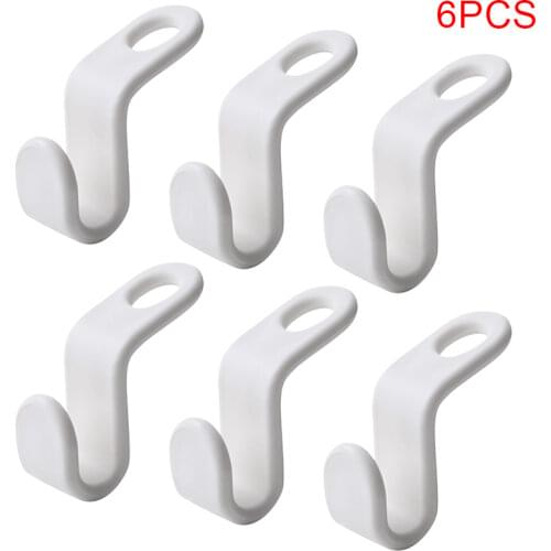 6/12Pcs Connect Hooks for Hanger Wardrobe Closet Antislip Clothes Hanger Closet Storage Rack Holder Linking Hooks Save Space