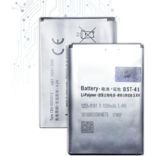 BST-41 Battery For Sony Ericsson Xperia PLAY R800 R800i Play Z1i A8i M1i X1 X2 X2i X10 X10i 1500mAh BST-41 +Tracking Number