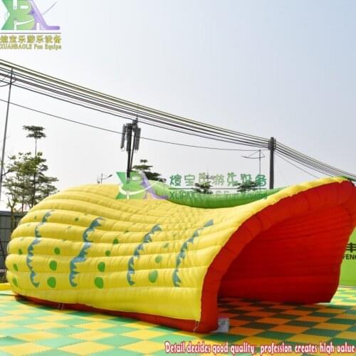 Big Concert Events Inflatable flower shape tunnel tent,flower tent for exhibition