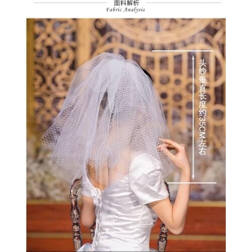 Cute Wedding Veil With Comb Lovely Short Net Veil 2021 Wedding Party Veil Wedding Accessories