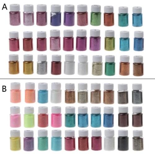 30 Colors 10g Resin Casting Mold Glitters Sequains Pigment Large Kit Makeup Jewelry Fillings Nail Art Jewelry Making