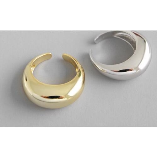 100% 925 sterling silver geometric circular female rings for women fine jewelry, trendy best friends ring 925 silver accessories