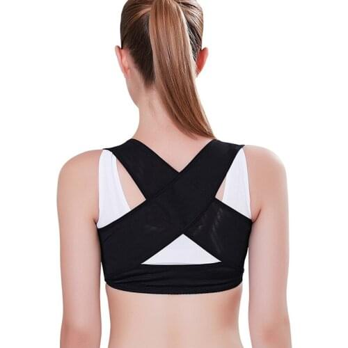 Correction Posture Back Shoulder Posture Corrector Back Support Brace Belt Adjustable Strap Back Straightener