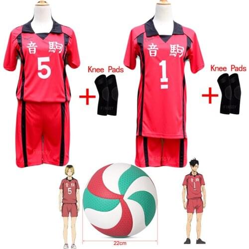 Anime Costumes Haikyuu Nekoma Kozume Kenma Kuroo Tetsurou Cosplay Costume High School Student Volleyball Sportswear