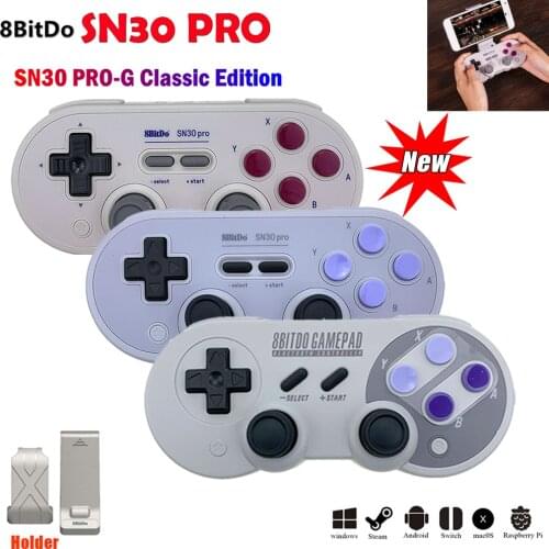 Hot Sales ! For 8Bitdo SN30/SF30 Pro Bluetooth Wireless Game Controller for Nintendo Switch Gamepad/ MacOS/ Android/Windows PC