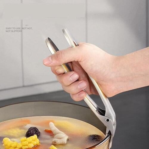 Multifunctional Bowl Holder Dish Tongs Tableware Picking Tools Kitchen Tool Accessories