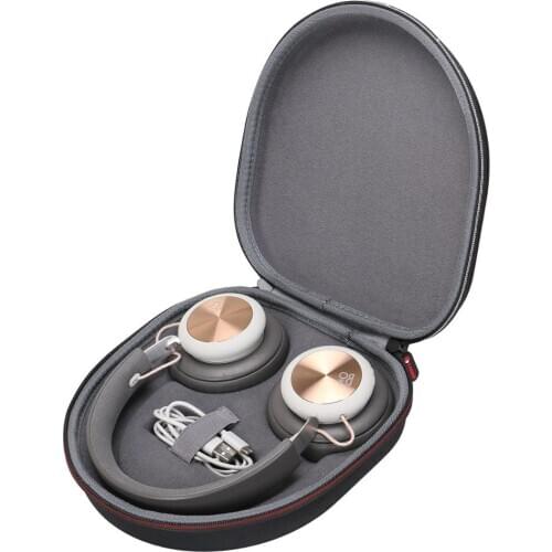 Portable Headset Cover Earphone Hard Case Zippered Headphones Box Accessories Earbuds Protective Hard Shell Storage Organizer