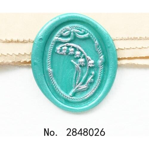 Campanula Seal Stamp,Plants Wax Seal Stamp Kit,gift packing Flower seal,Parry wax seal stamp,Oval shape stamp
