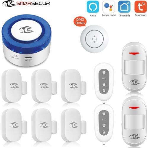 WiFi Alarm Siren System smart life app control wifi alarm