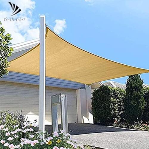 1800D Sun Shade Sails Waterproof Rectangle Sun Shelter Garden Terrace Canopy Swimming Sun Shade Camping Hiking Yard Awning Tent