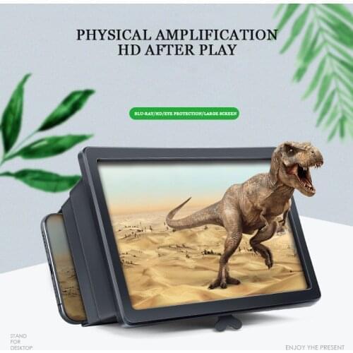 3D magnifier telescopic mobile phone amplifier screen hd with bracket for gift mobile phone accessories amplificador de pantalla