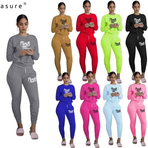 Tracksuit Women Sexy Club Outfit Jogging Full Female Sportswear Office Suit Crop Top And Pant Two Piece Set Home Clothes 4196