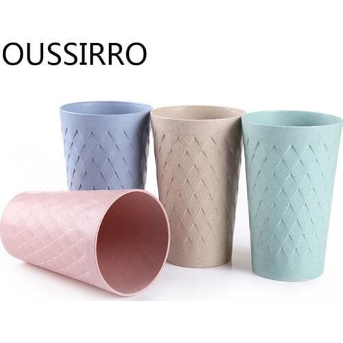 1pcs Eco-friendly Rhombus-style Thick Bathroom Cups Toothbrush Holder Cup PP Rinsing Cup Wash Tooth Mug Drink Cup Bathroom Sets
